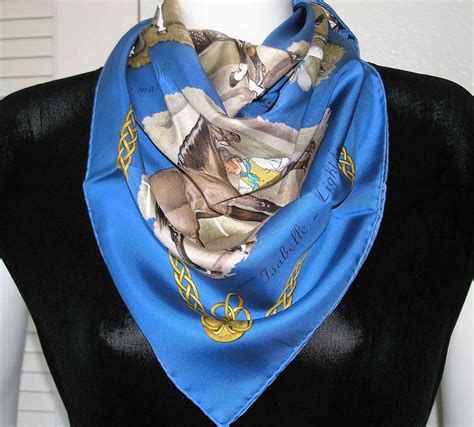 used hermes le robes scarf|vintage hermes scarf.